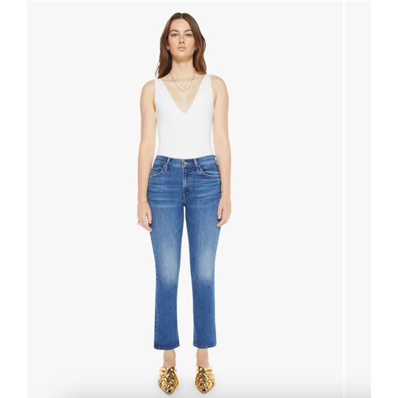 Mother Denim The Insider Flood in Over the Top Size 27 Jeans Boot Cut Ankle - Picture 1 of 6